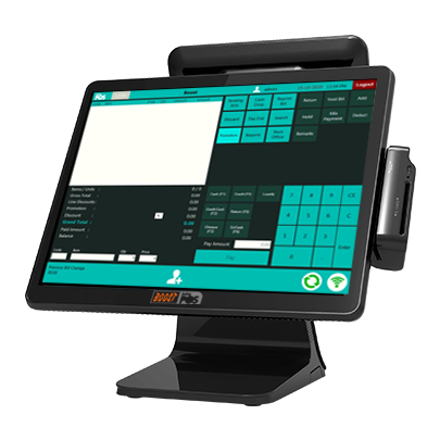Retail POS software interface