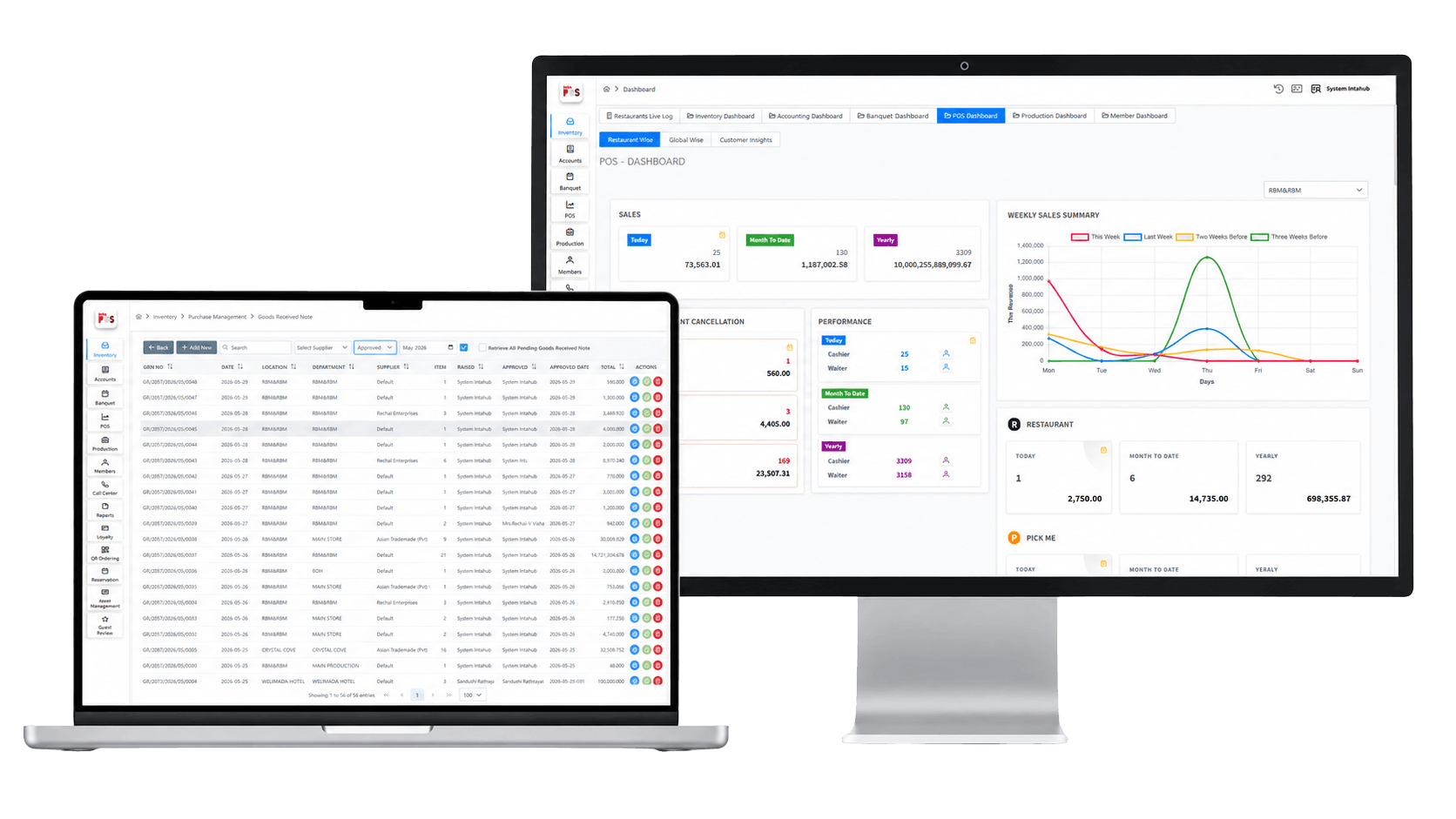Inventory Management System software interface